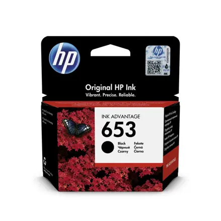 Atramentová kazeta HP 653 čierna originálna