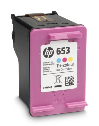 Farba do tlačiarne HP 653 color - originál
