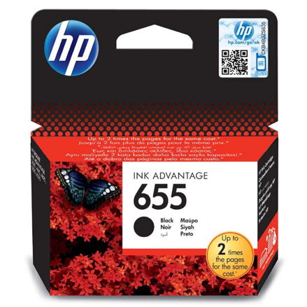 Antramentová náplň HP 655 BLACK originál