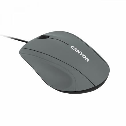Optická USB myš Canyon M-05, 1000 DPI, tmavo-šedá