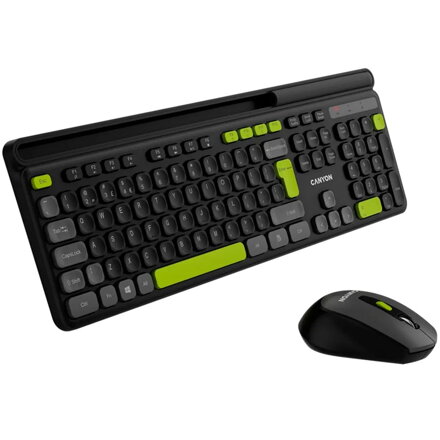 Bezdrôtový set CANYON HSET-W5, klávesnica + myš