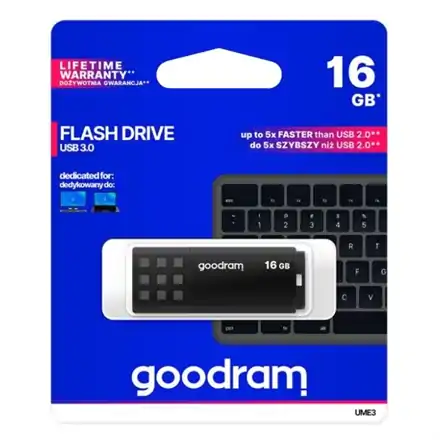 Kľúč USB 3.0 GOODRAM 16GB čierna