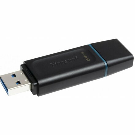 USB 3.2 kľúč 64 GB Kingston DataTraveler Exodia Gen 1 (Black+Teal)