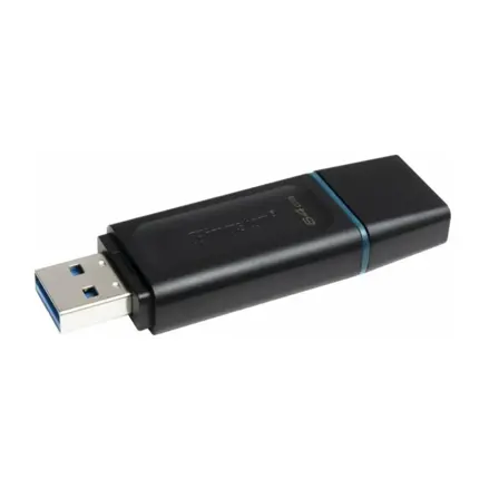 USB 3.2 kľúč 64 GB Kingston DataTraveler Exodia Gen 1 (Black+Teal)