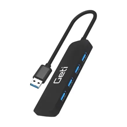USB rozbočovač Geti GUH4A 4x USB-A 3.0