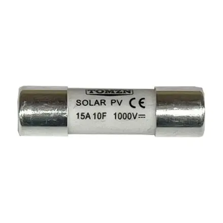 Poistka pre fotovoltaické systémy 15A/1000V DC, 10x38mm