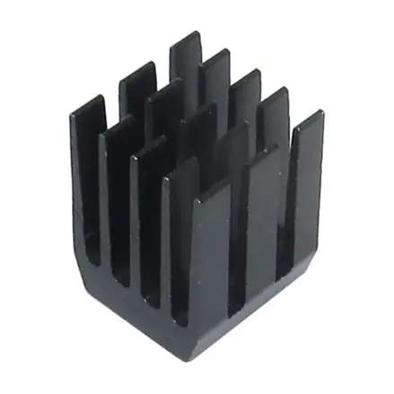 Hliníkový chladič 9 × 9 × 12 mm so samolepiacou vrstvou