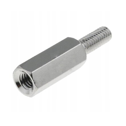 Dištančný stĺpik kovový M3 10mm K/Z