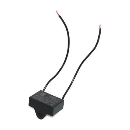 Motorový kondenzátor 0,5 uF / 450 VAC, vodiče