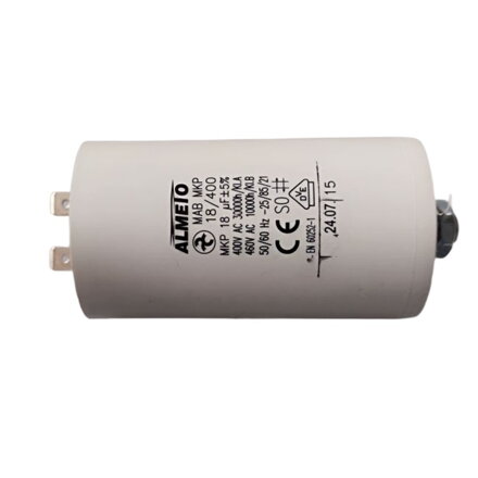 Rozbehový kondenzátor 18uF/450VAC 2PIN