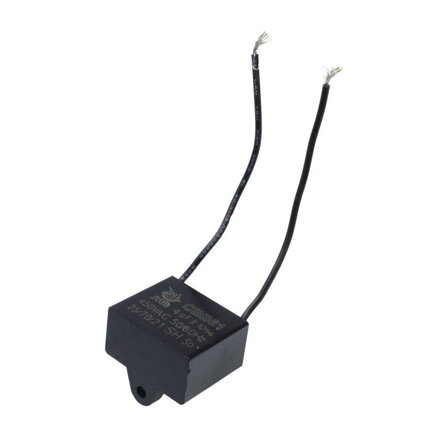 Rozbehový kondenzátor 4uF 450V CBB61 s vodičmi