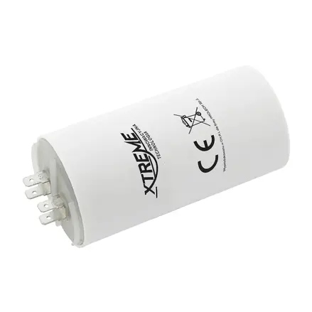 Motorový kondenzátor 10 uF / 450 VAC, 4-pin