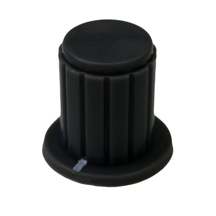 Krytka na potenciometre 12mm, čierna