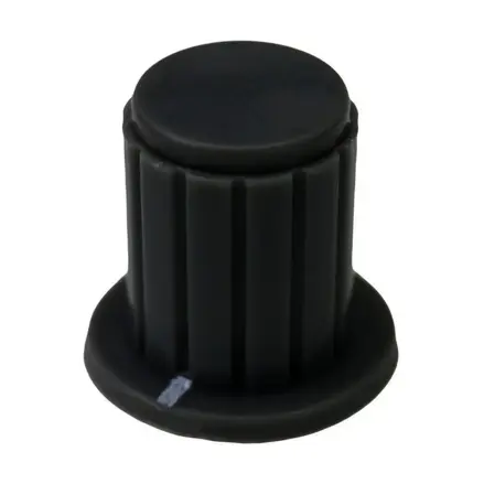 Krytka na potenciometre 12mm, čierna