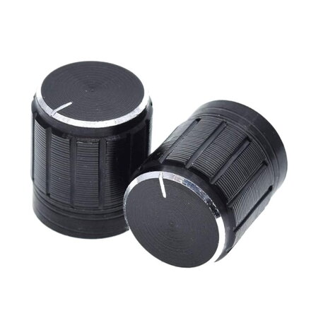 Krytka na potenciometre 13mm, čierna