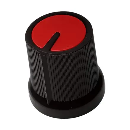 Krytka potenciometra AG3 6mm oska, červená
