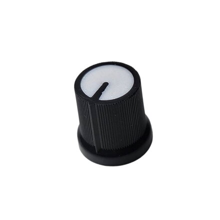 Krytka potenciometra AG3 6mm oska, biela