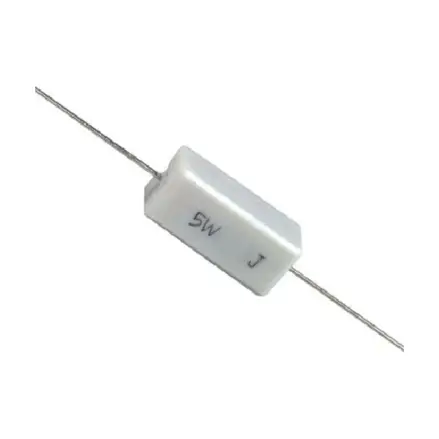Cementový drôtový rezistor 33R 5W axiálny