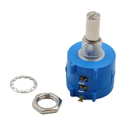 Potenciometer 5k/N mono 6.25/12mm viacotáčkový