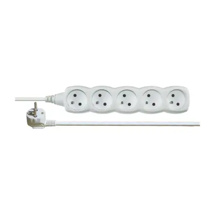 Predlžovacia šnúra 5 zásuviek / 1.5 metra