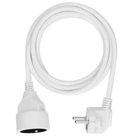 Predlžovacia spojka 3x1mm2, 7m biela