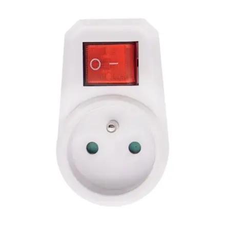 Zásuvka s vypínačom Solight P96