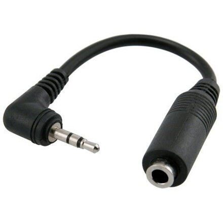 Redukcia JACK 2.5mm stereo / 3.5mm stereo, 10cm vodič