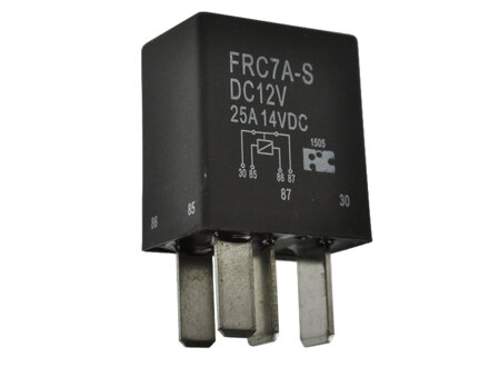 Relé 12V 25A FRC7A-S 4 PIN