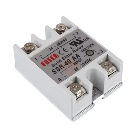 Bezkontaktné relé SSR-40A, 24-380VAC