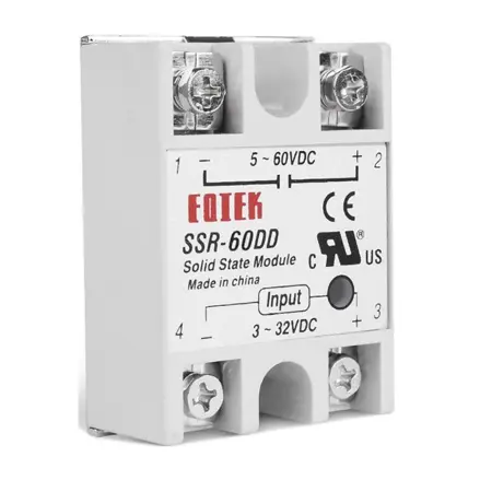 Bezkontaktné relé SSR-60DD 5-60VDC