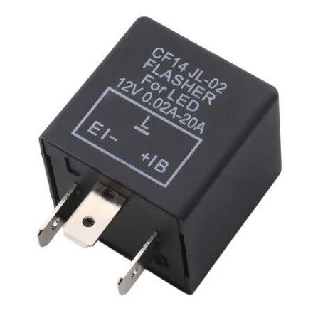 Relé - prerušovač blinkrov 12V/ 0,24-240W aj pre LED