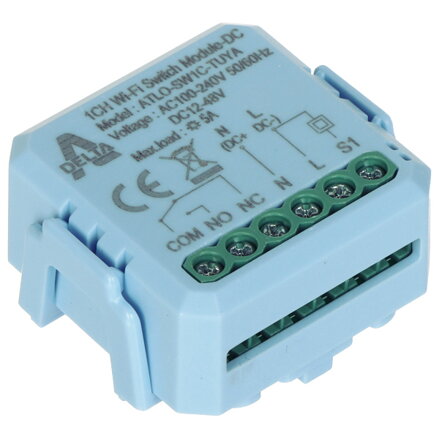 SMART relé prepínač ATLO-SW1C Tuya, Wifi
