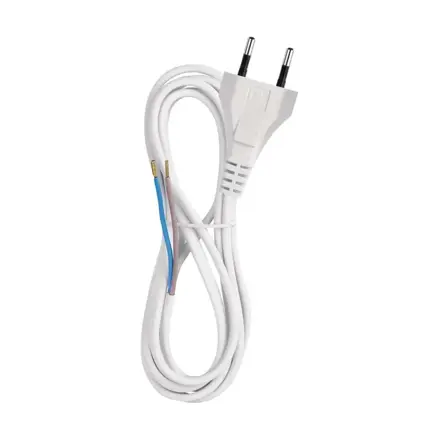 Flexošnúra 2x0.75mm2, PVC biela 5m