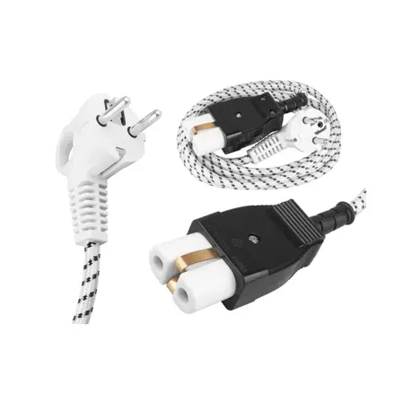 Opletaná šnúra 230V 16A 2m, pre ohrievacie zariadenia