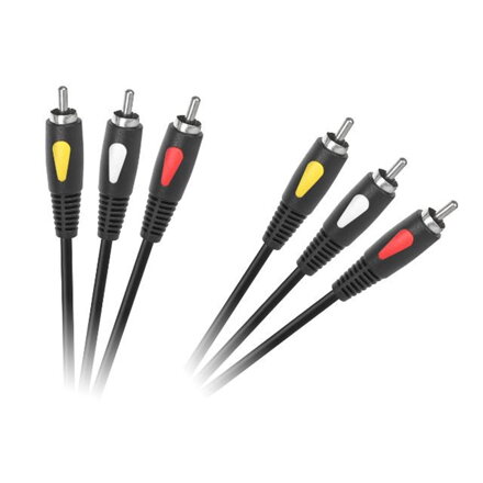 Šnúra 3xCinch 3m Eco-line