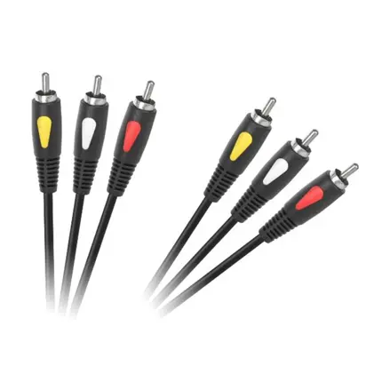 Šnúra 3xCinch 1,8m Eco-line