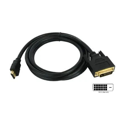 Šnúra prepojovacia HDMI k / DVI k, 1.8m