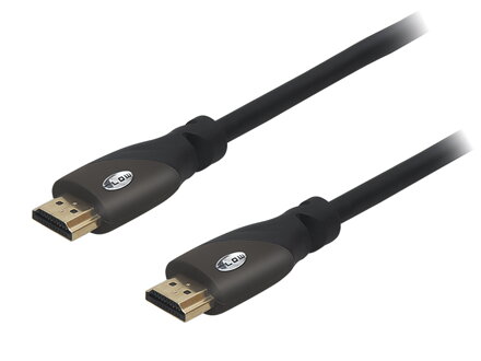 Šnúra HDMI 2.0 PREMIUM BLACK 4K, 5m