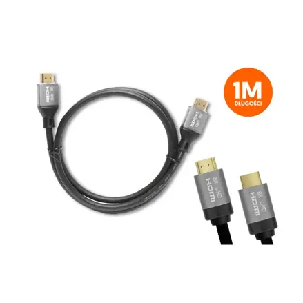 Šnúra HDMI v2.1 8K 1m