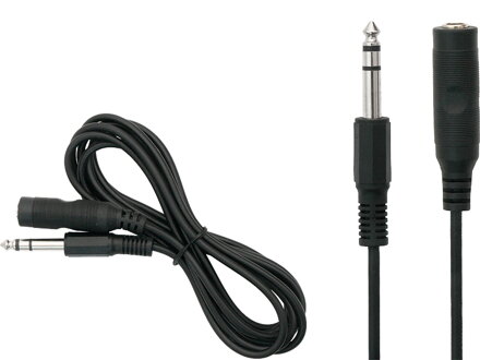 Predlžovací kábel Jack 6,3mm stereo 3m