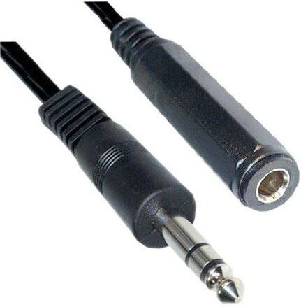 Predlžovací kábel Jack 6,3mm stereo 5m