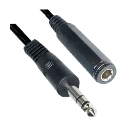 Predlžovací kábel Jack 6,3mm stereo 5m