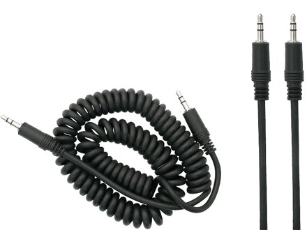 Predlžovacia šnúra JACK 3,5mm stereo, 3m špirála