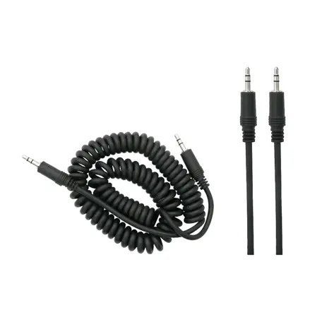 Prepojovacia šnúra Jack 3.5mm stereo, 5m špirála