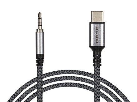 Šnúra USB-C / Jack 3,5mm 4-pol, 1m