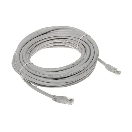 Patchcord RJ45 cat5 15m šedý