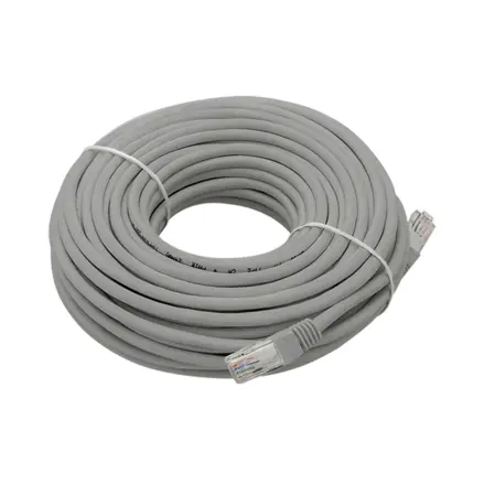 Patchcord RJ45 cat.5e 30m šedý