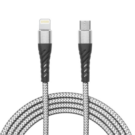 Opletaný kábel USB-C / Lightning 2m