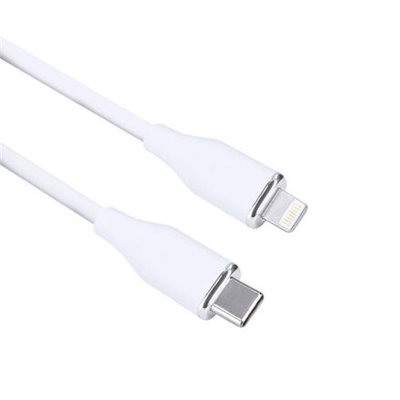 Šnúra Solight USB-C / Lightning, silikón, 2m