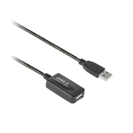 Šnúra USB2.0 10m so zosilňovačom - repeatrom